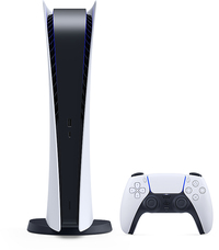 Sony PlayStation®5 - Digital Edition 825GB / zwart, wit