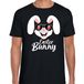 Bellatio Decorations Easter bunny Paashaas t-shirt shirt zwart heren Foute kleding outfit Pasen S
