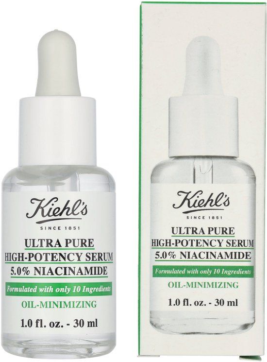 Kiehl's Pure Serum Ultra Pure High-Potency Serum 5% Niacinamide Hydraterend serum 30 ml