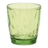 12 stuks glazen 305 ml, Ø 8,4/6,3 x 9,2 cm, groen polycarbonaat
