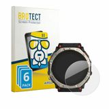 BROTECT Screenprotector 6 Stuks voor Huami Amazfit T-Rex Dual Solar Beschermglas transparant