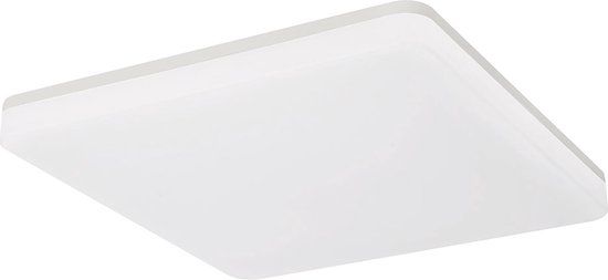BES LED Andres - LED Plafondlamp - Vierkant - 20W - IP54 - 6400K - Wit