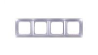 IMPRESJA Viervoudig frame zilver R-4Y/18 ospel 5907577440046