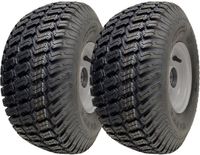 Parnells 15x6.00-6 wielen voor grasmaaiers, 65 mm naaf, band op velg, 20 mm lagers (set van 2)