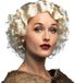 Boland Pruik Helen Blond Krullen Halflang Vrouwen Charleston 20's Roaring Twenties