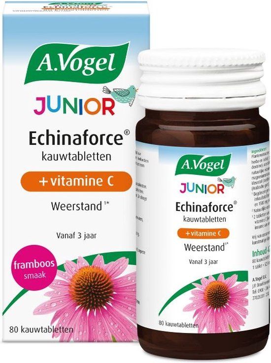 A.Vogel Echinaforce Junior + Vitamine C kauwtablet - 80 stuks