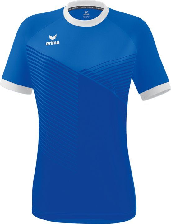 Erima Mantua Shirt Dames - New Royal/Wit - Maat 36