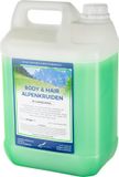 Claudius Cosmetics B.V. Body & Hair Alpenkruiden - 5 liter - 2 in 1 voor lichaam en haar.