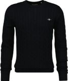 Gant Cable Trui Zwart 2XL Man