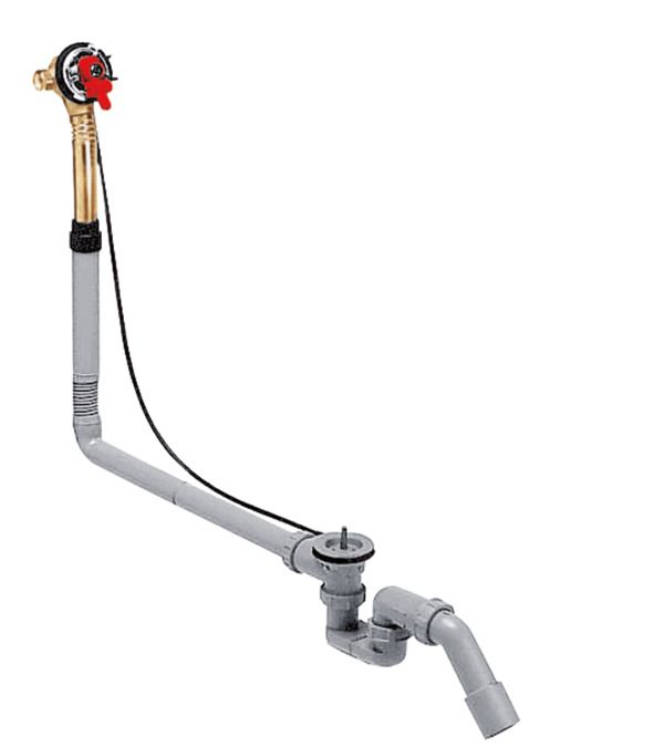 Hansgrohe Exafill Badafvoer-inlaatcombinatie - Chroom