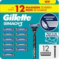 Gillette Mach 3 Scheermesjes - 12 stuks