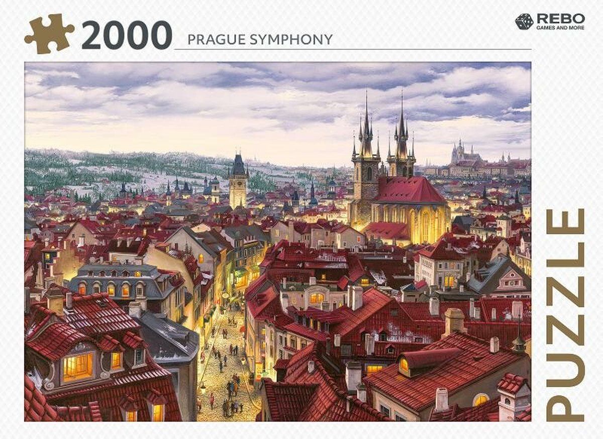 Rebo legpuzzel 2000 stukjes - Prague Symphony - Multicolor