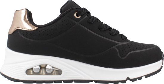Skechers Uno Gen1 Kinder Sneakers 310545l-blk - Zwart-wit