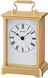 Seiko tafelklok goud aluminium QHE093G, goudkleurig, Eén maat, Modern