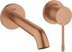 GROHE Essence New Wandgemonteerde Inbouw Wastafelkraan - Mat Brons - 19408DL1