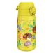 ION8 Lichtgewicht Stalen Kinderwaterfles, 400 ml/13 oz, Zonder Isolatie, Lekvrij, Makkelijk te Openen, Veilige Vergrendeling, Vaatwasserbestendig, Flipdop, Draaggreep, Duurzaam, Baby Leeuwen