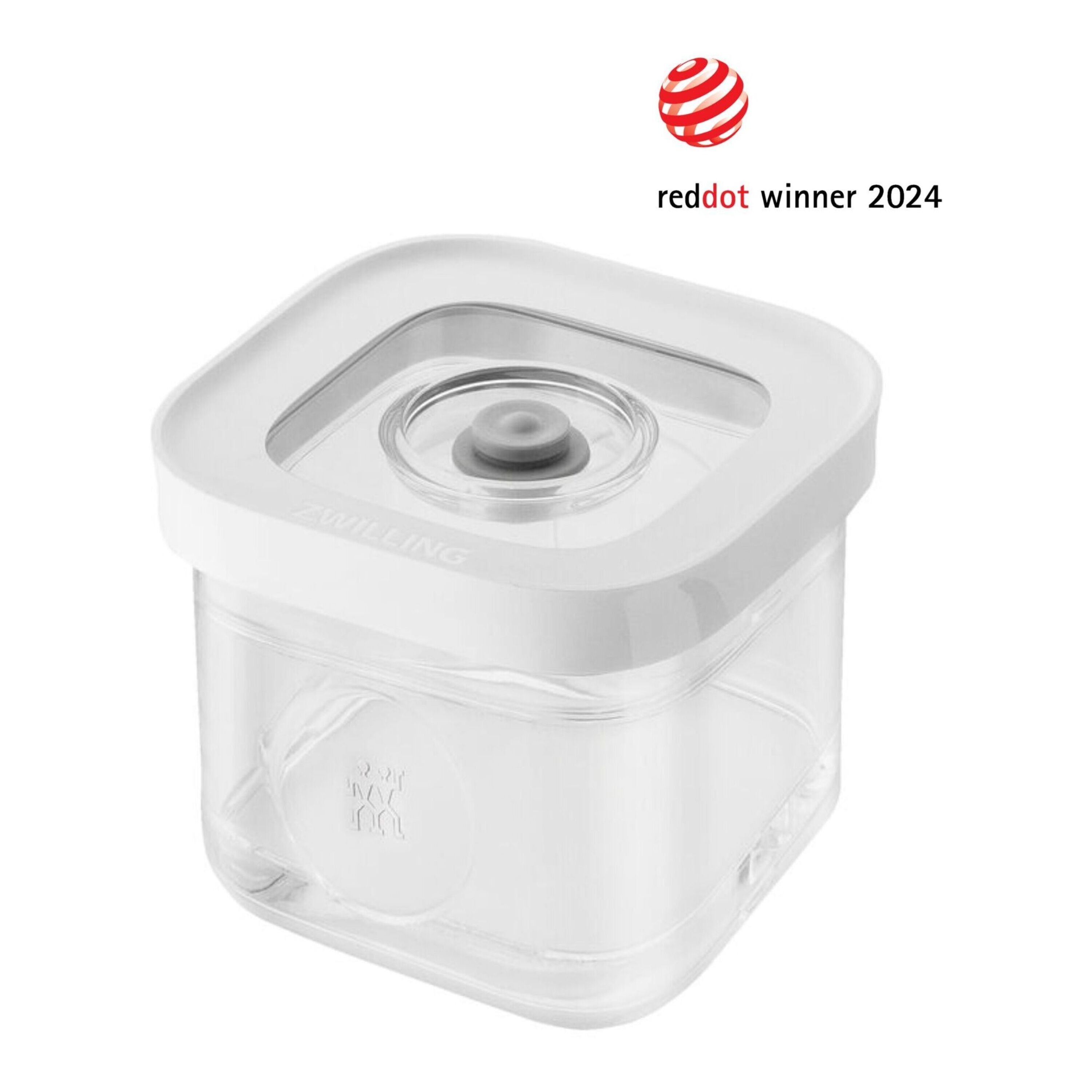 Zwilling Houder Cube, S, transparant wit, Cube Grey Line
