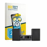 BROTECT Screenprotector voor Kenwood M-9000S-B - Film Beschermfolie transparant 2 Stuks