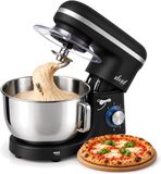Vivid Green 2000W Bol mélangeur - Adapté aux pâtes lourdes - 6,2L Bol mélangeur - Robot culinaire - Robot culinaire - Noir mat