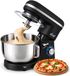 Vivid Green 2000W Bol mélangeur - Adapté aux pâtes lourdes - 6,2L Bol mélangeur - Robot culinaire - Robot culinaire - Noir mat