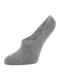 FALKE Step High Cut onzichtbaar effen katoen footies dames grijs - maat 37-38