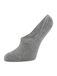 FALKE Step High Cut onzichtbaar effen katoen footies dames grijs - maat 39-40