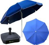 botle Parasol 240 cm met vierkant voetstuk
