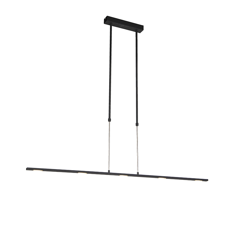 QAZQA Moderne hanglamp LED zwart - Bold