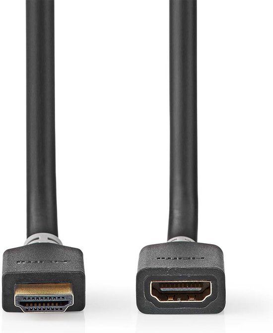 Nedis CVBW35090AT10 HDMI kabel 1 m HDMI Type A Antraciet