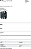 Gira Verbindingsstuk AP-behuizing Gira Studio zwart 0013055