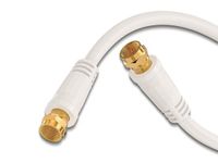 SONERO Sat-antenneaansluitkabel, 15 m, wit