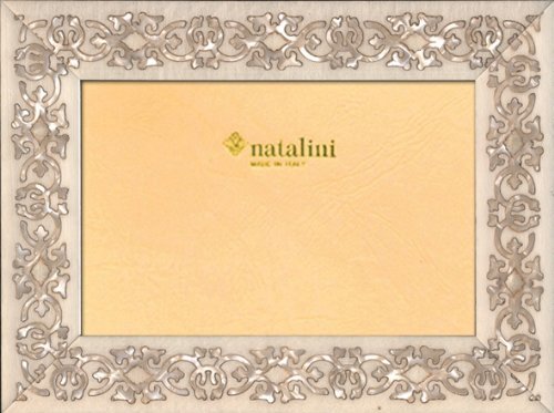 Natalini MARRAKECH BIANCA 20X25 fotolijst met ondersteuning voor tafel, Tulipwood, wit, 20 x 25 x 1,5