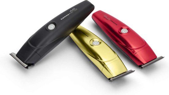 Gamma+ Hitter - Professionele Detail-Trimmer - Baardtrimmer - Rood/Zwart/Goud