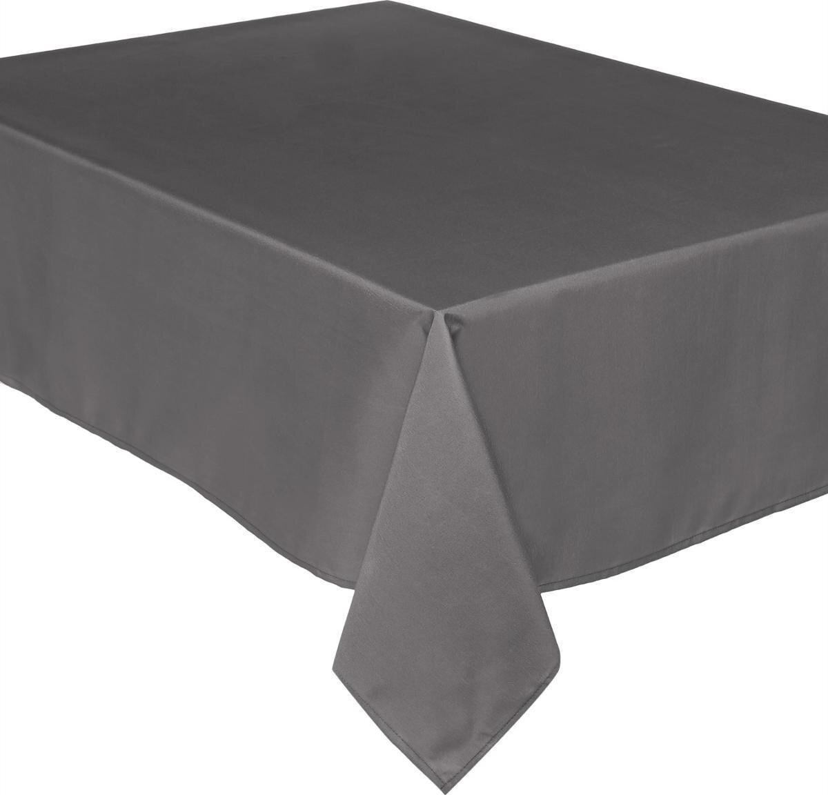 Atmosphera Tafelkleed grijs anti vlek - 140 x 240 cm - Anti vlekken