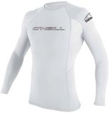 O'Neill Wetsuits Basic Skins Crew Rash Guard Lange Mouwen Wit XS