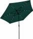 vidaXL Zweefparasol met LED 3,5 m Groen