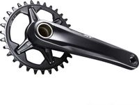 Shimano Deore XT M8100 Hollowtech II Crankstel Zwart 165 mm