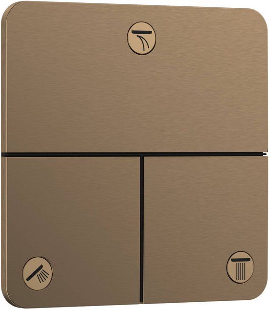 Hansgrohe ShowerSelect Comfort Q Afbouwdeel Stopkraan Brushed Bronze