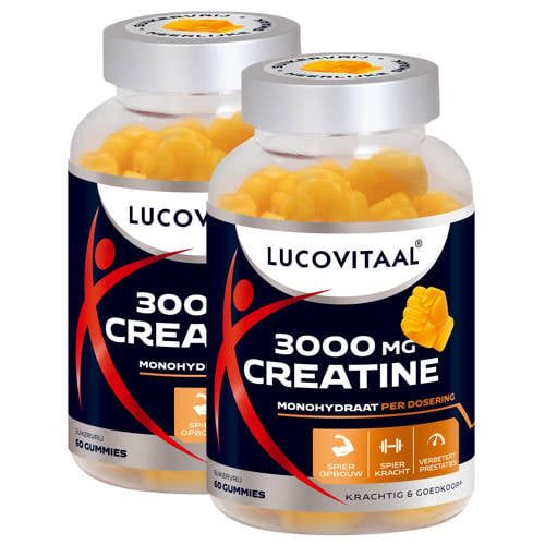 Lucovitaal Creatine 3000mg gummies duopack
