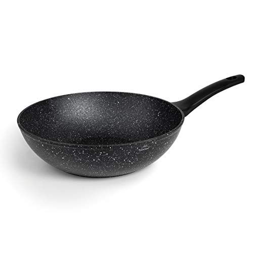 Lacor 26848 Wok pan met antiaanbaklaag, 28 cm