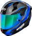 Nolan X-804 ST Ultra Carbon Veloce 348, casque intégral, couleur: Noir/Gris/Bleu, taille: XL