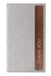 SIGEL RM221 Rekenmap Thank You, duurzame en waterafstotende omslag, lichtgrijs/bruin met linnenstructuur, kunststof en walnoothout