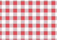 Gastronoble Rood Gingham vetvrij papier 31x38cm