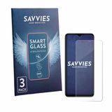 Savvies 3 Stuks Screenprotector - Geschikt voor Itel Zeno 100 - Beschermfolie Glas Transparant