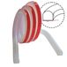 Barrière de seuil en silicone 70cm 10mm x 10mm souple flexible autocollante étanche Seuil de douche pour douche