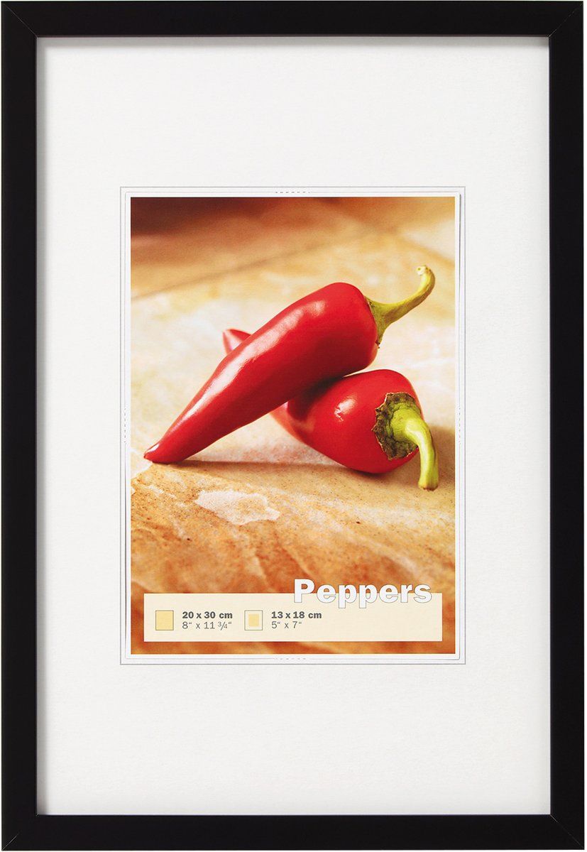 Walther Peppers Fotolijst - 40x60 cm - Zwart