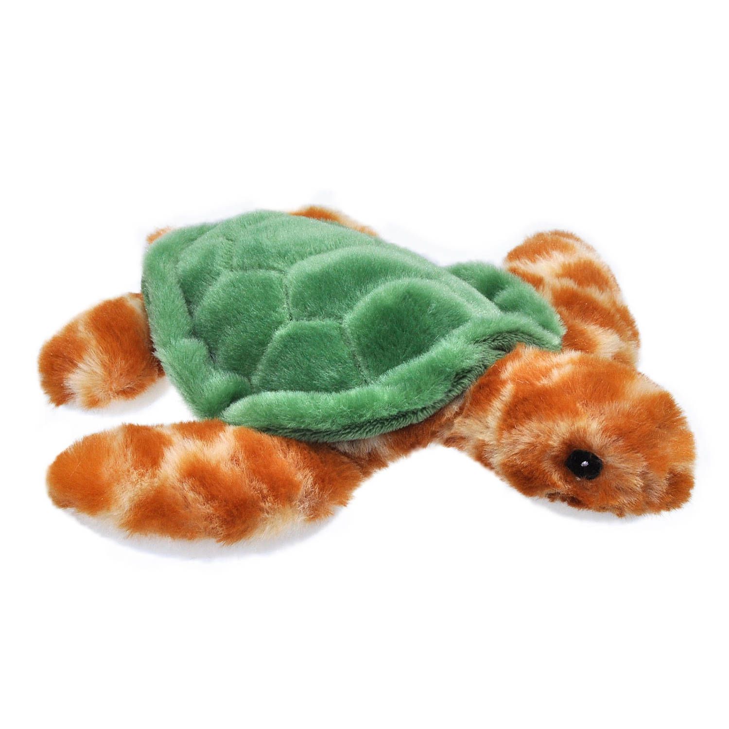 Wild Republic Ecokins Zeeschildpad - 20 cm pluche - Bruin/Groen