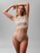 Calvin Klein Underwear Dames Slips XL Polyamide/Elastaan Beige