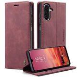 Merkloos Samsung Leren Wallet Case voor Samsung Galaxy A26 5G met Kaartslots