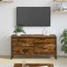 Maison Exclusive - Meuble TV, 100 x 36 x 49,5 cm, imitation chêne fumé